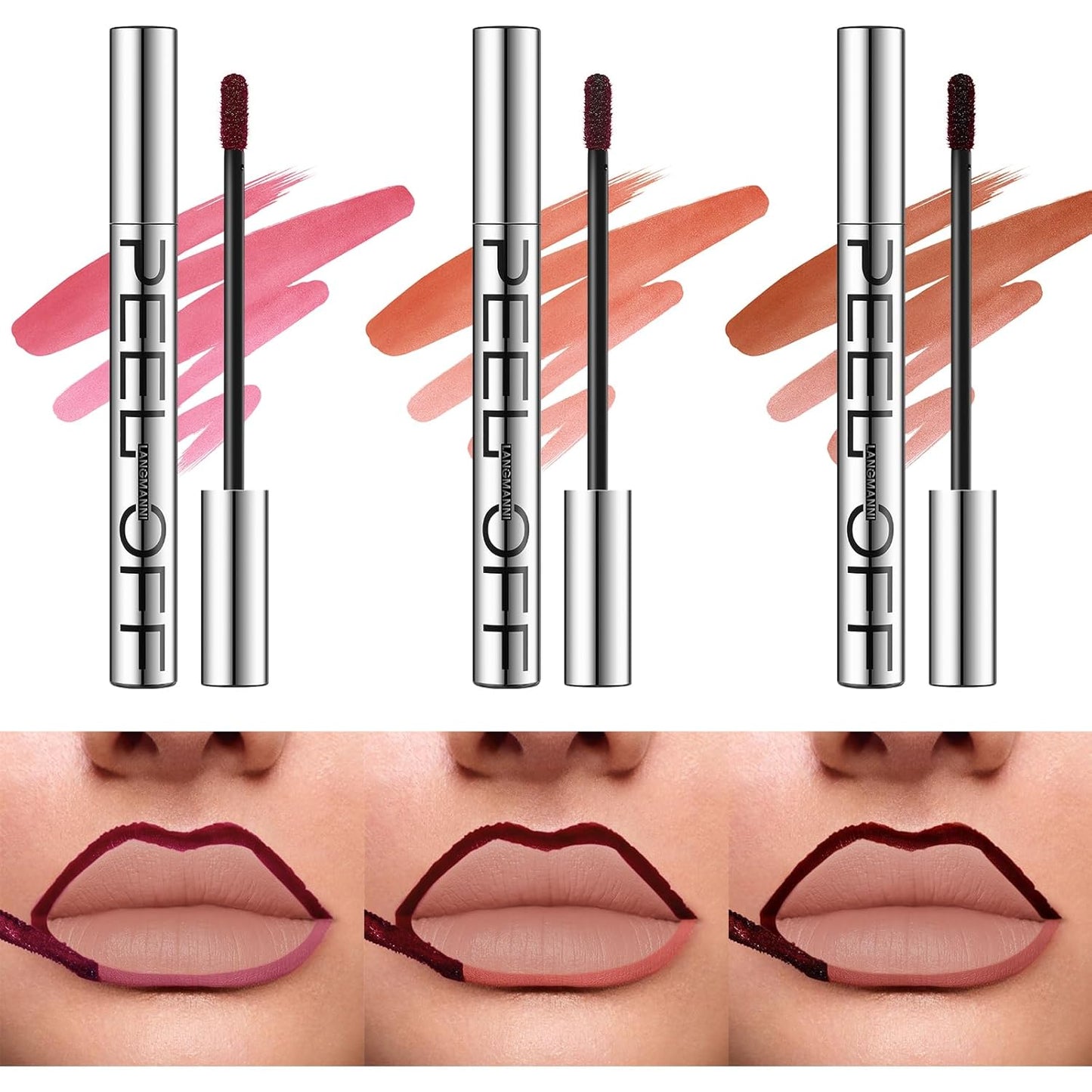 Peel Off Lip Liner, Waterproof, Transfer-proof & Smudge-Proof