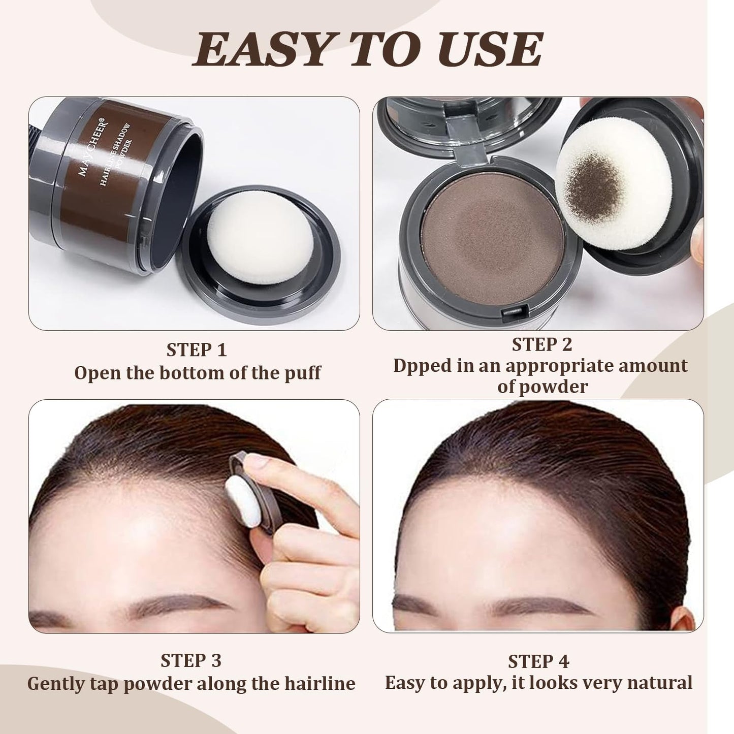 Hairline Powder - Concealing Hair Powder for Women & Men