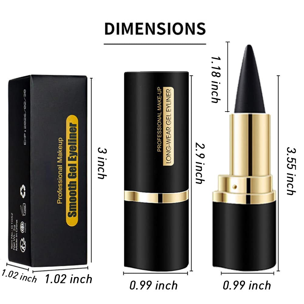 Natural Waterproof Eyeliner Gel Pencil
