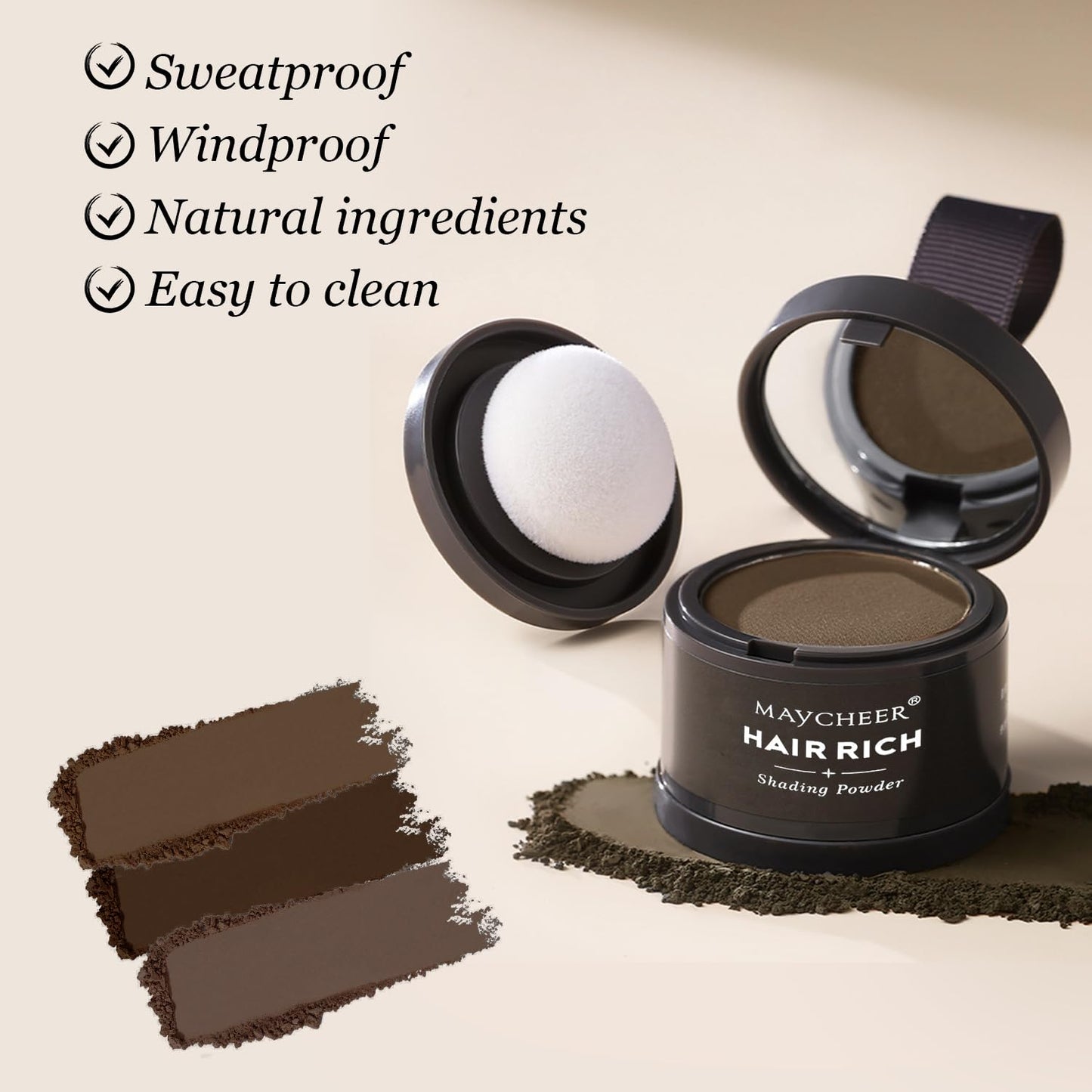 Hairline Powder - Concealing Hair Powder for Women & Men