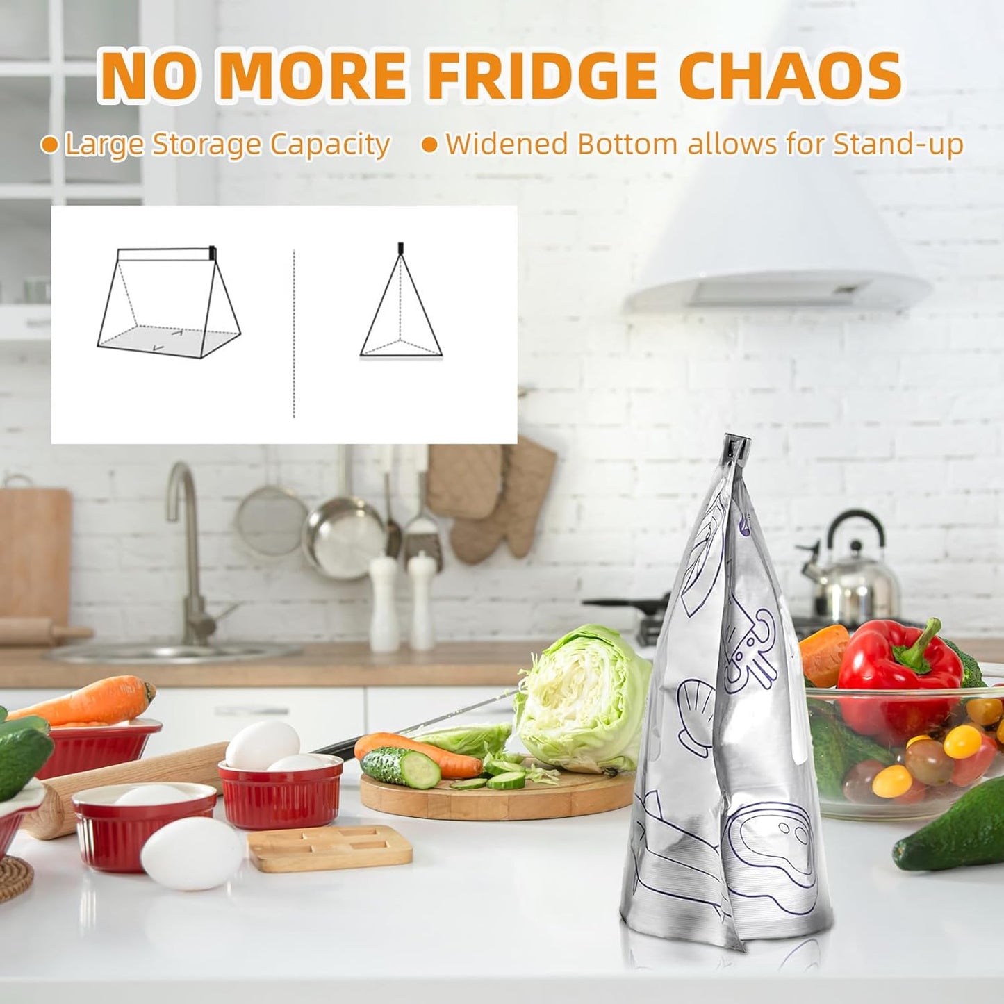 Reusable Aluminum Foil Vacuum Zipper Storage Bags