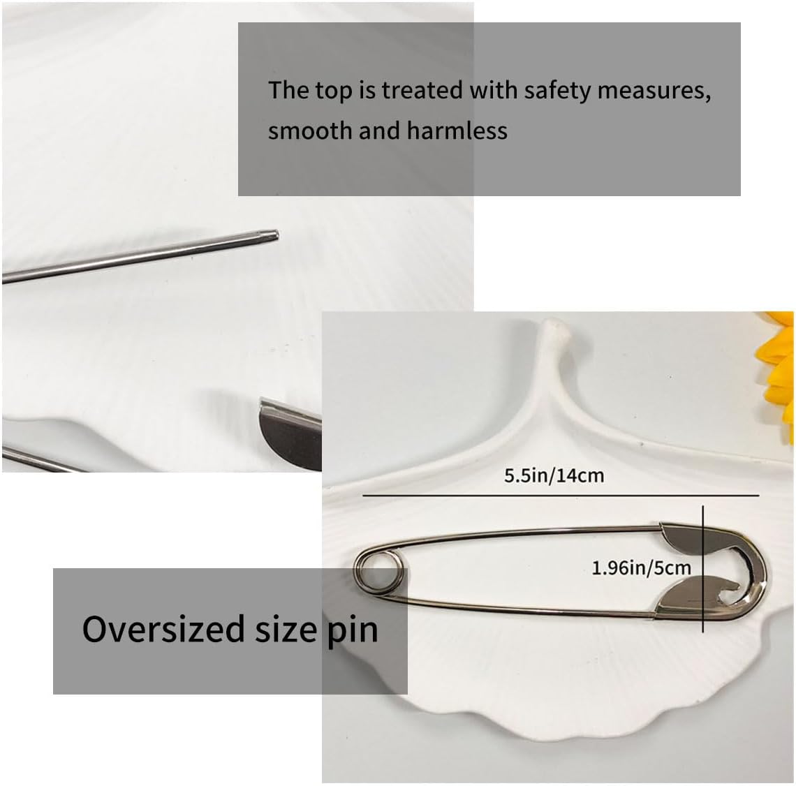 LumiPin™ Mega Safety Hairpin