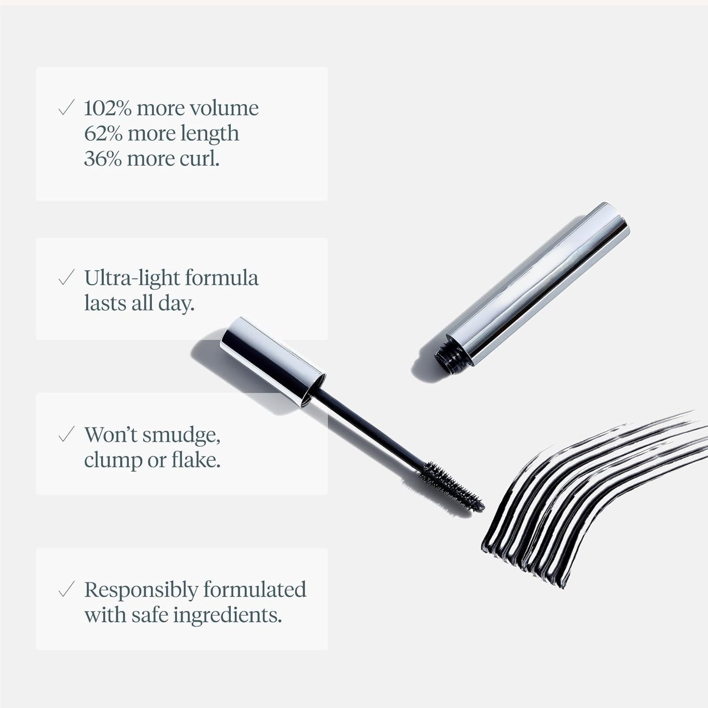 LumiLash™ Waterproof Lash Extension Effect Mascara – 24H Volume & Length