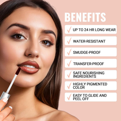 Peel Off Lip Liner, Waterproof, Transfer-proof & Smudge-Proof