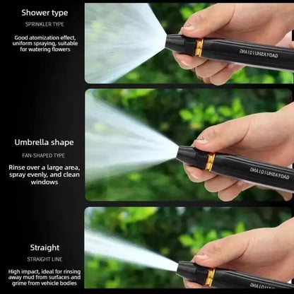 High-Pressure Water Gun with Booster Nozzle – Multi-Use Car Wash & Garden Sprayer