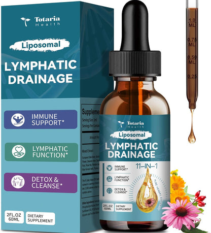 Liposomal Lymphatic Drainage Drops – 11-in-1 Herbal Detox Support