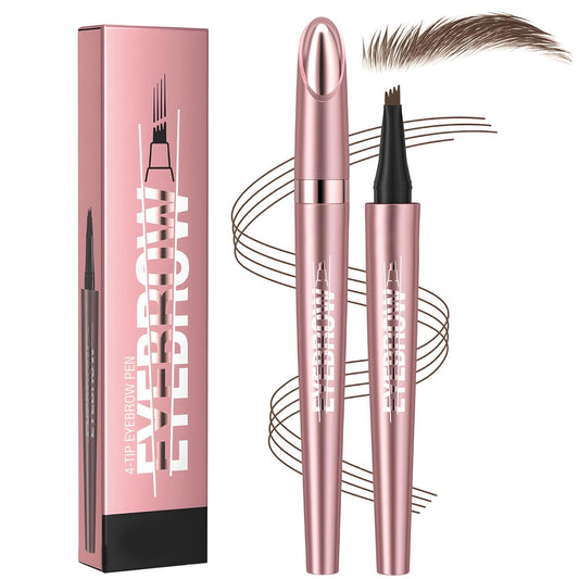 Waterproof Microblading Brow Pen Natural Hair Stroke Eyebrow Marker
