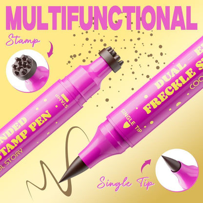 Freckle Stamp & Eyeliner Pen – Waterproof Faux Freckles
