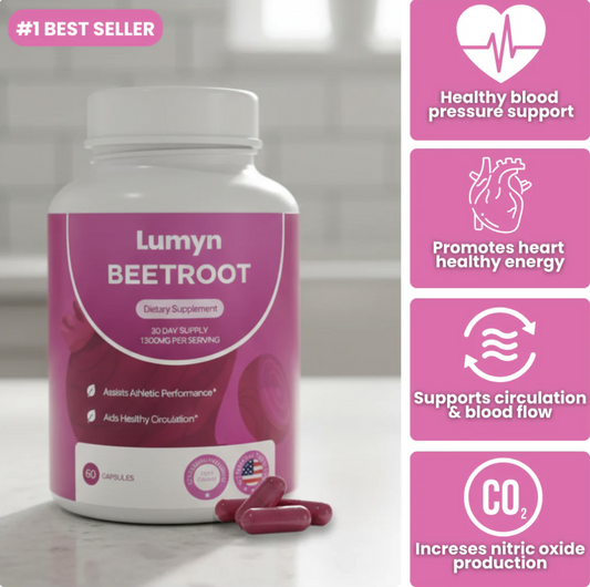 Organic Beet Root Capsules – Circulation & Energy Support