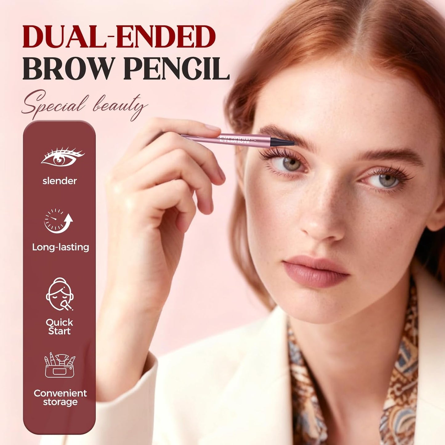 Waterproof Microblading Brow Pen Natural Hair Stroke Eyebrow Marker