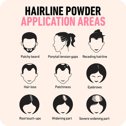 Hairline Powder - Concealing Hair Powder for Women & Men