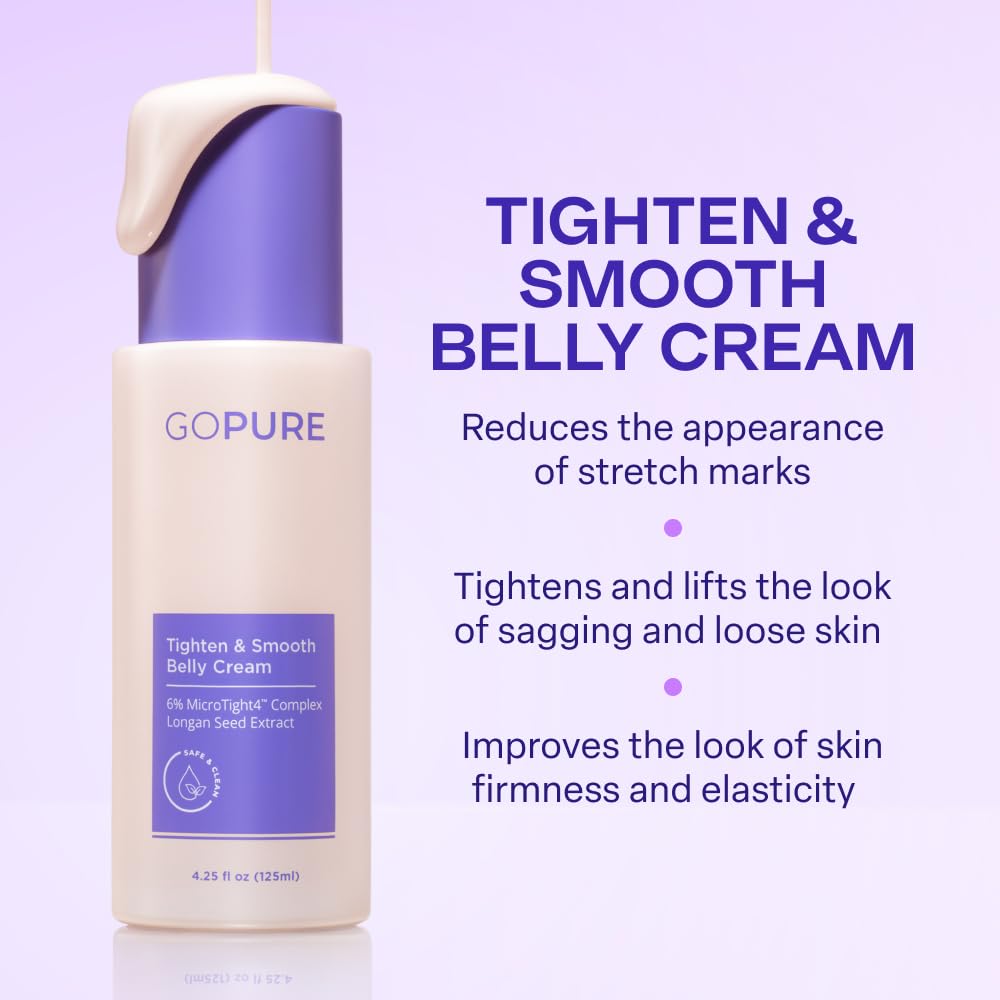 Firming Body Cream - Body Firming Moisturizer for Visible Cellulite & Stretch Mark Reduction