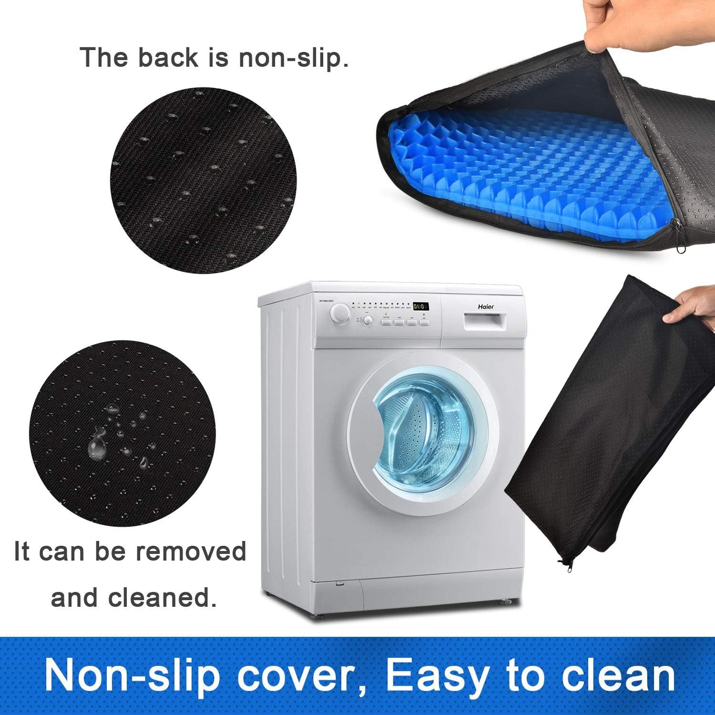 Cooling Gel Seat Cushion – Instant Comfort & Pain Relief for Long Sitting