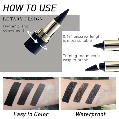 Natural Waterproof Eyeliner Gel Pencil