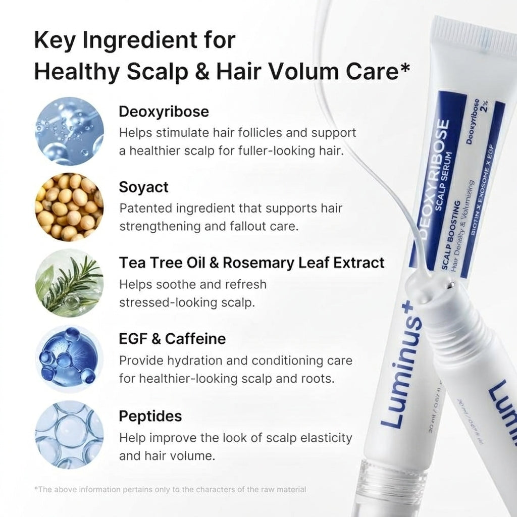 Deoxyribose Scalp Serum For Fuller-Looking Hair & Scalp Strengthening Roll-On Serum