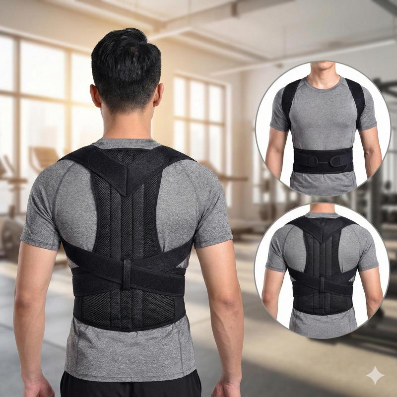 Align™ Posture Corrector Pro – Breathable Adjustable Back Support Belt