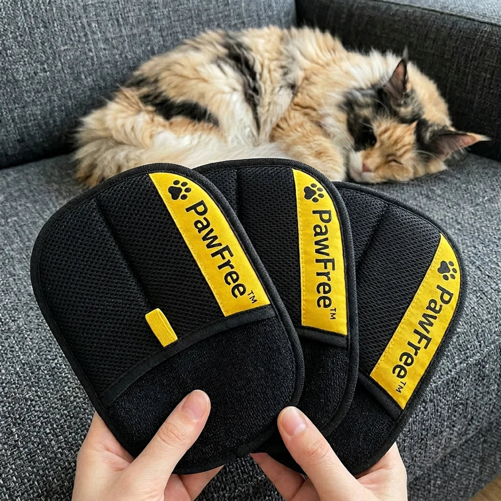 Pet Hair Removal Gloves for Cats & Dogs