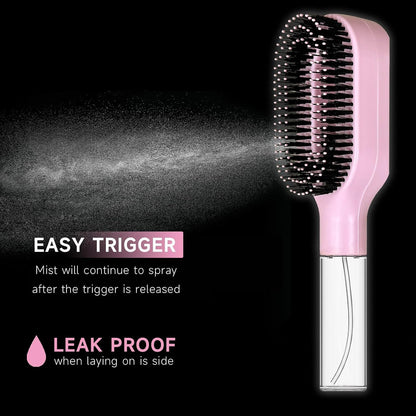 2-in-1 Detangling Mist Hair Brush
