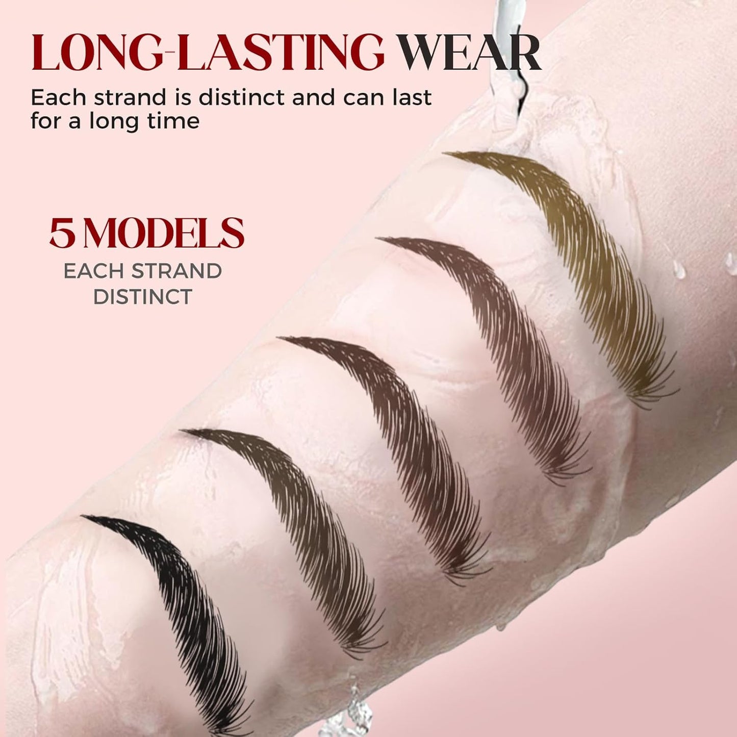Waterproof Microblading Brow Pen Natural Hair Stroke Eyebrow Marker