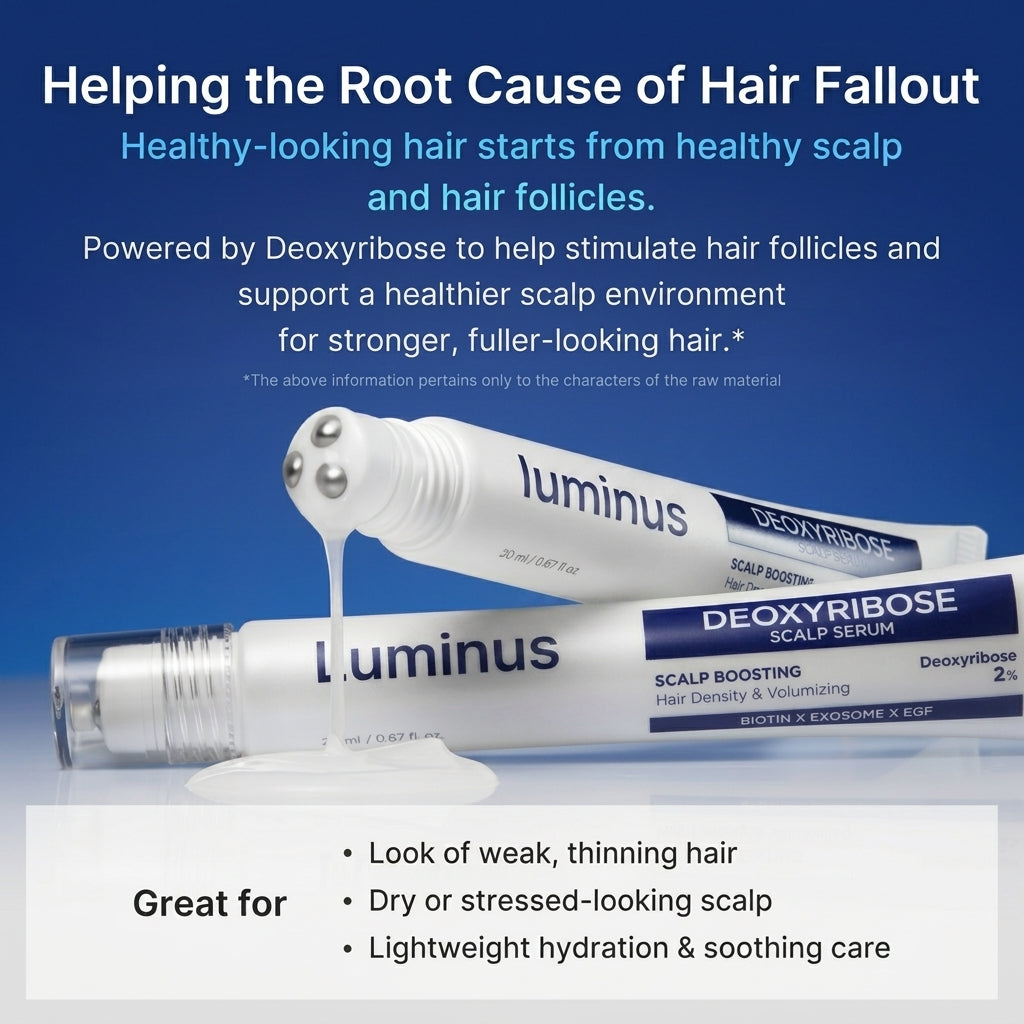 Deoxyribose Scalp Serum For Fuller-Looking Hair & Scalp Strengthening Roll-On Serum