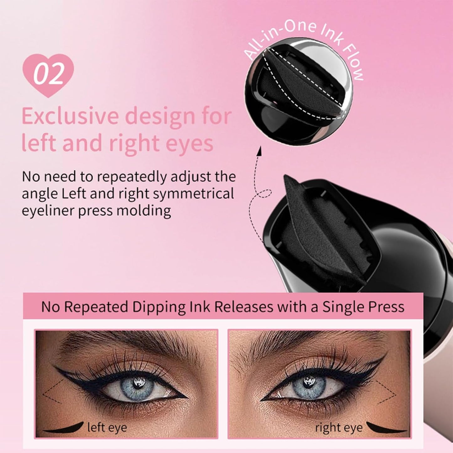 Lineva™ Rotating Eyeliner Stamp
