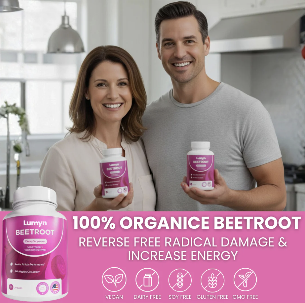 Organic Beet Root Capsules – Circulation & Energy Support