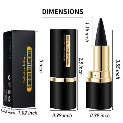 Natural Waterproof Eyeliner Gel Pencil
