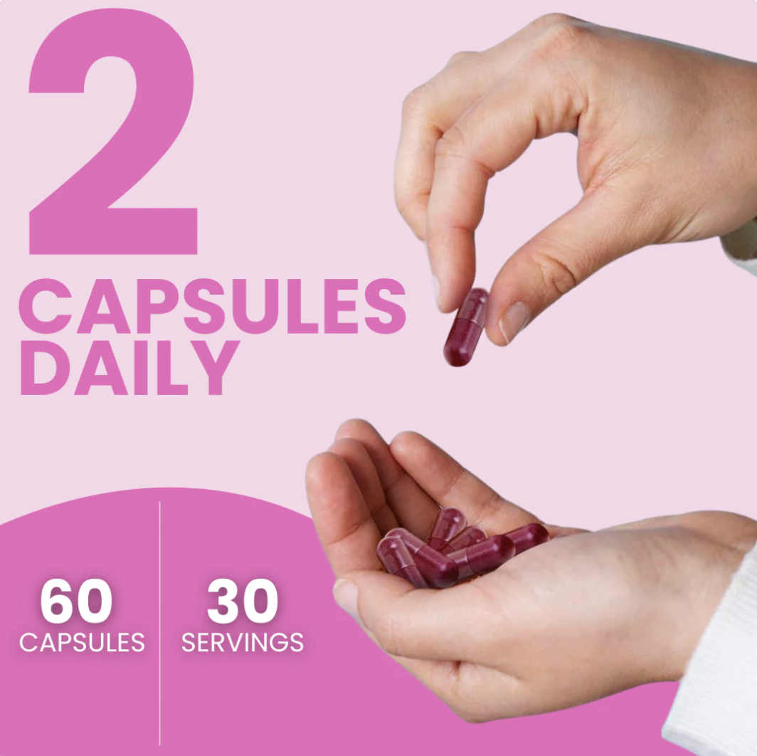 Organic Beet Root Capsules – Circulation & Energy Support