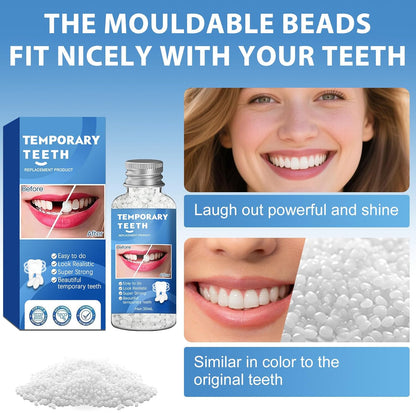 Instant Tooth Repair Beads – Moldable DIY Fix for Missing or Broken Teeth
