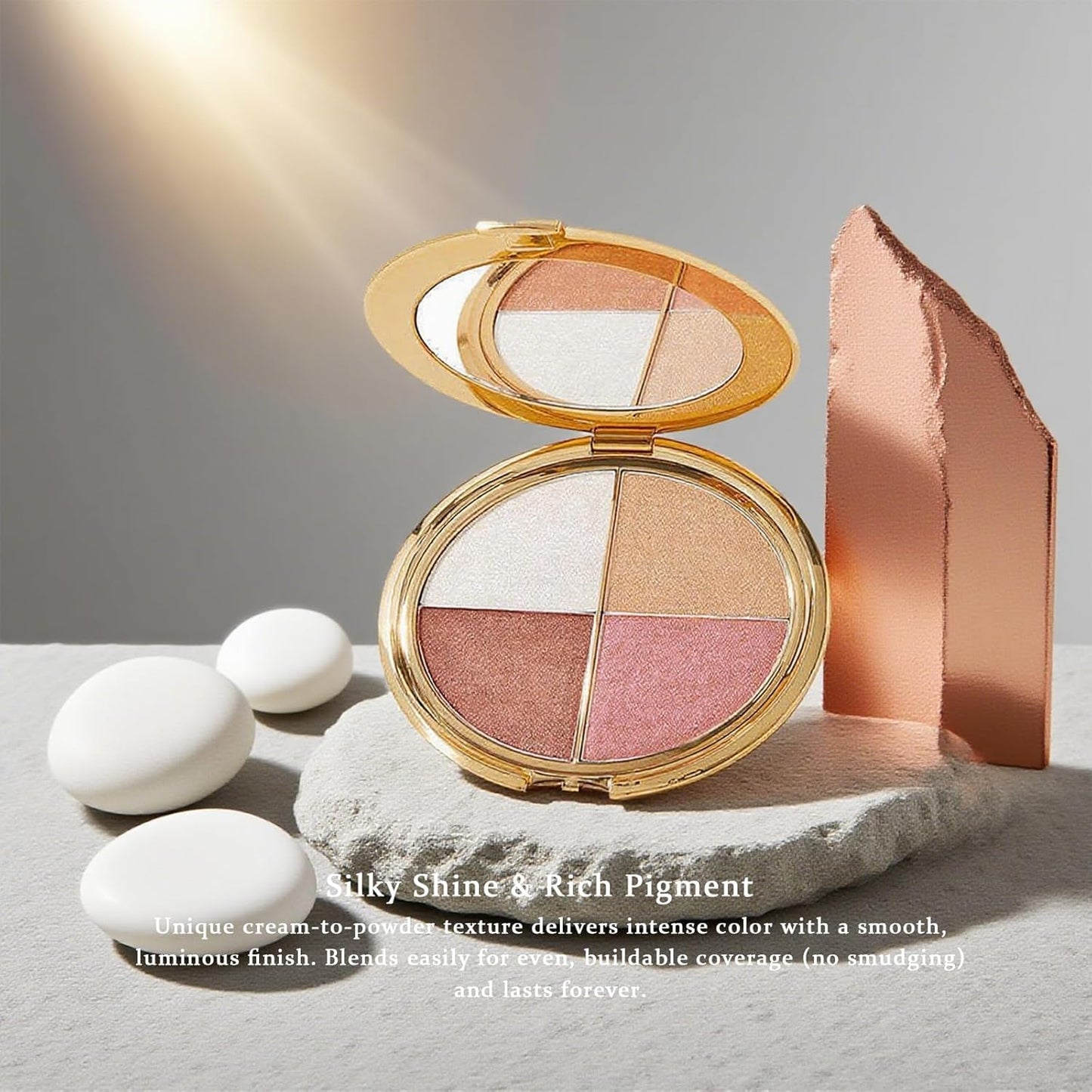 Glow Wardrobe Eye & Cheek Palette - Eyeshadow and Highlighter Makeup