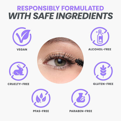 LumiLash™ Waterproof Lash Extension Effect Mascara – 24H Volume & Length