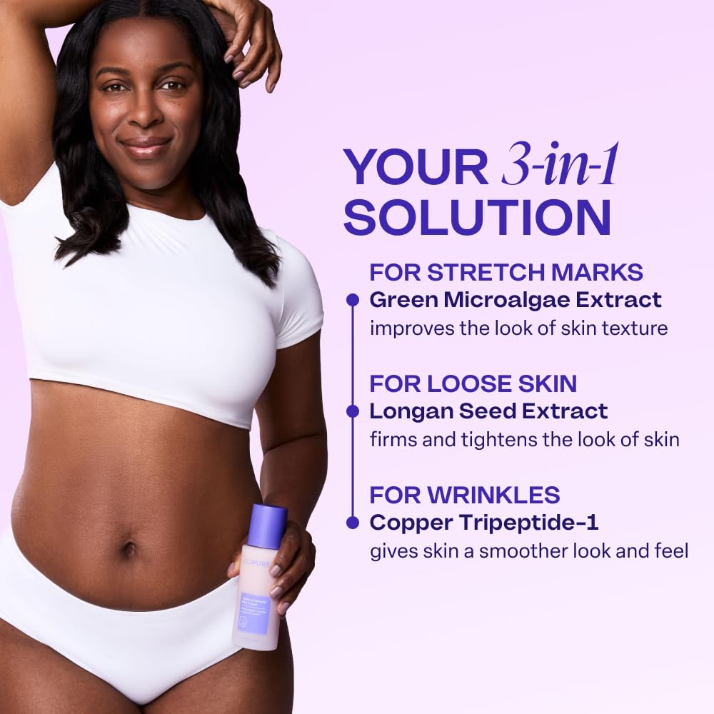 Firming Body Cream - Body Firming Moisturizer for Visible Cellulite & Stretch Mark Reduction