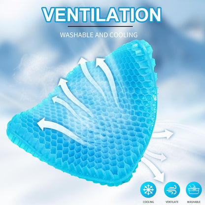 Cooling Gel Seat Cushion – Instant Comfort & Pain Relief for Long Sitting