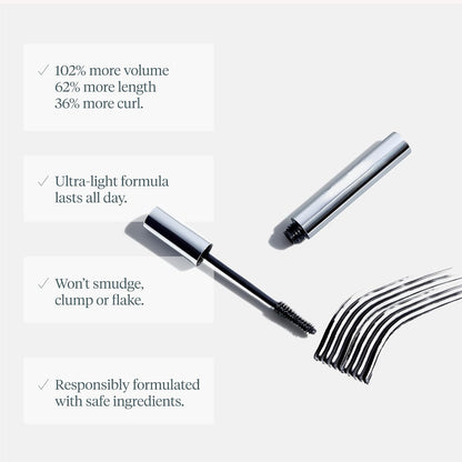LumiLash™ Waterproof Lash Extension Effect Mascara – 24H Volume & Length