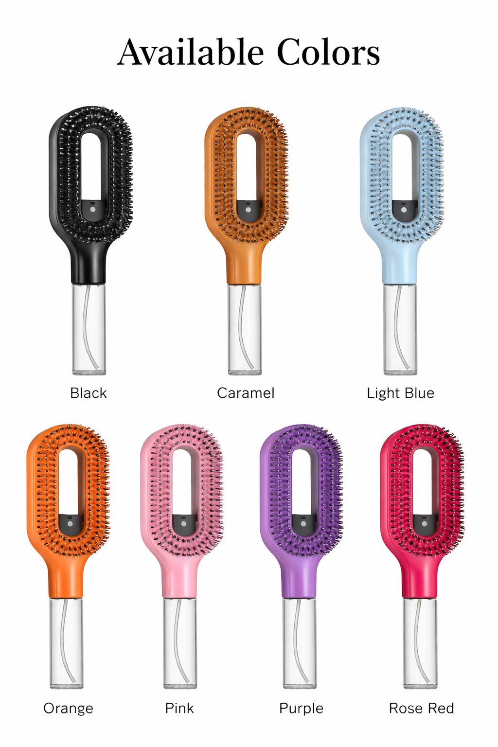2-in-1 Detangling Mist Hair Brush