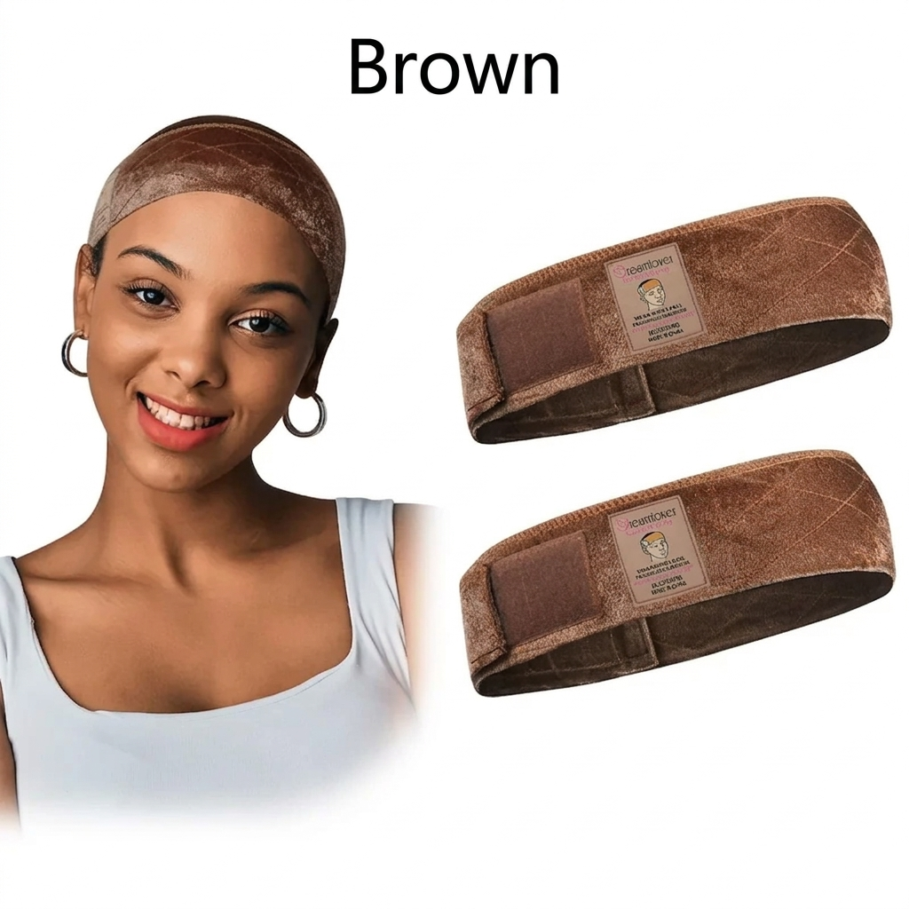 LumiBand™ Non-Slip Wig Headband – Adjustable Comfort Fit
