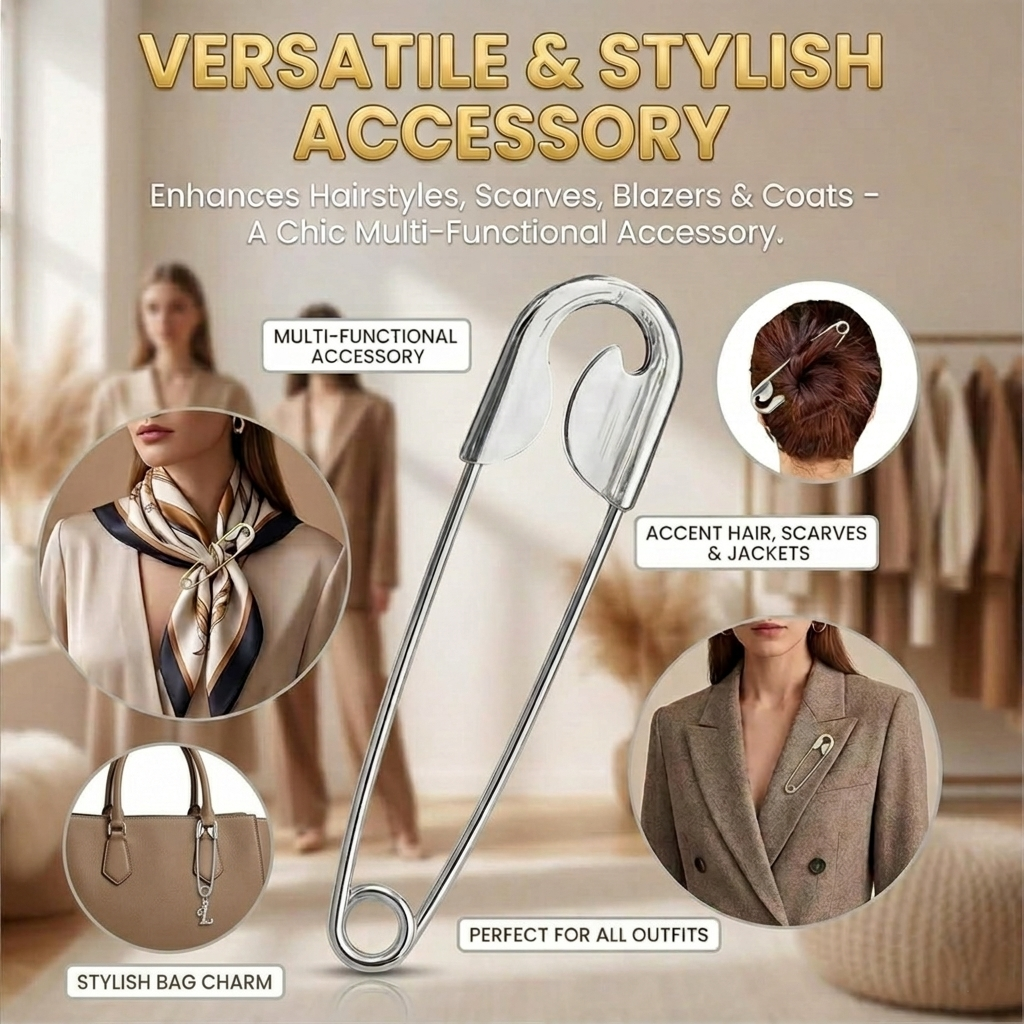 LumiPin™ Mega Safety Hairpin