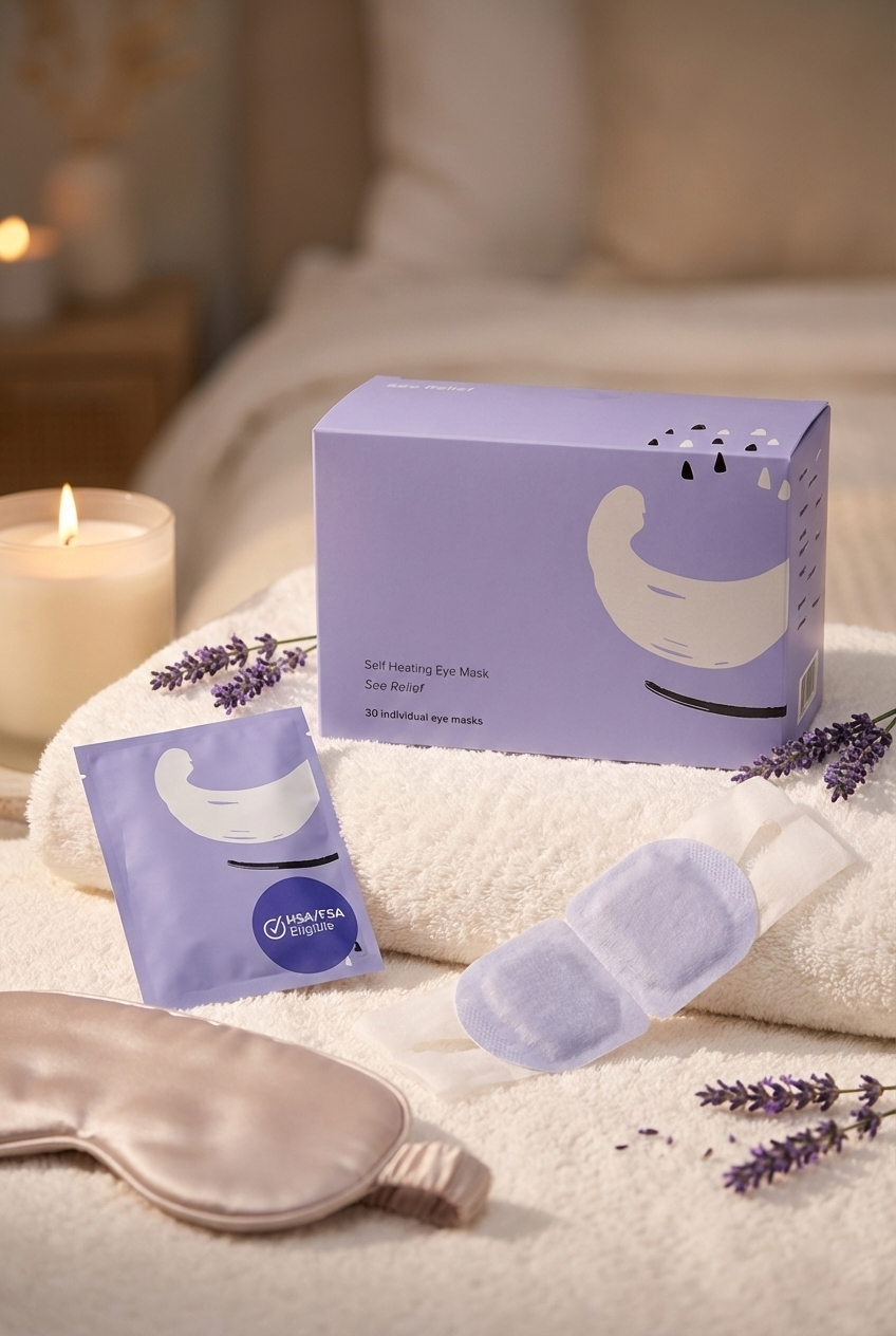 Self-Heating Warm Compresses - Heated Eye Masks