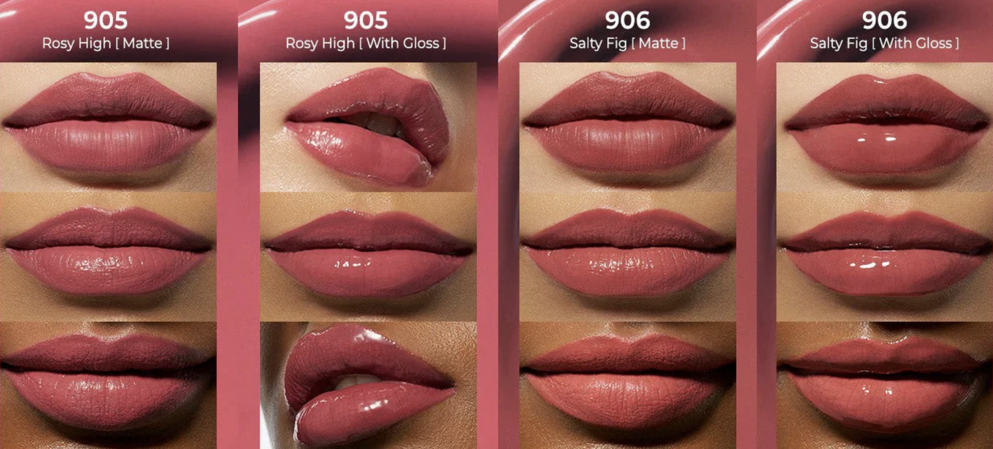 Perfect Twin Lip — Dual-Ended Liquid Lipstick with Velvet Matte Color and Glossy Shine