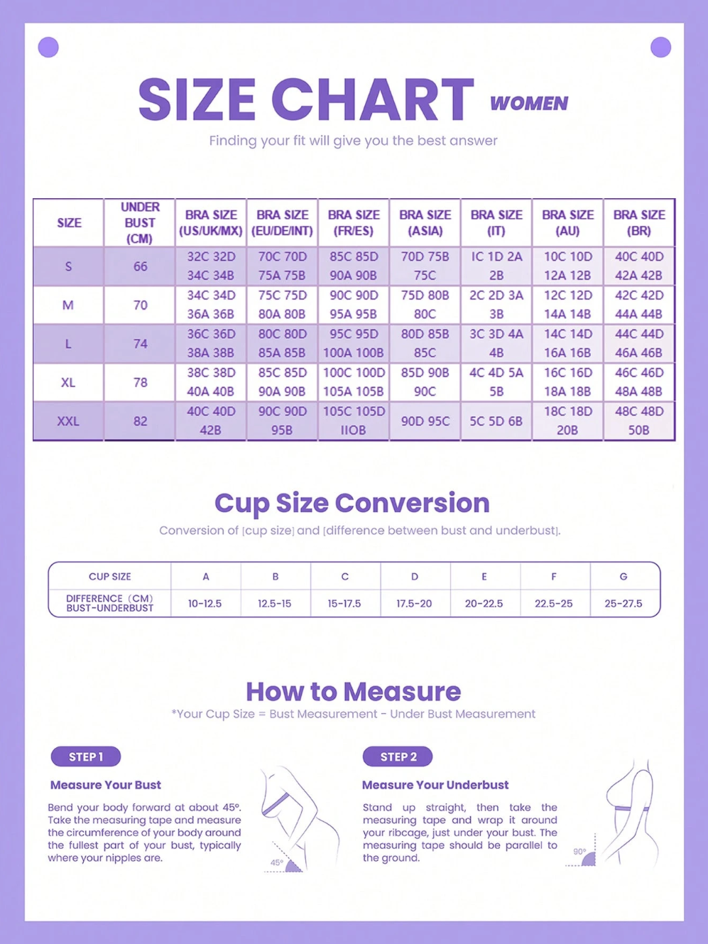 Adjustable Front Closure Push-Up Bra Wire-Free, Seamless & Side Support for Daily Wear