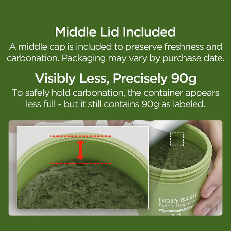 Korean Holy Basil Bubble Deep Mask